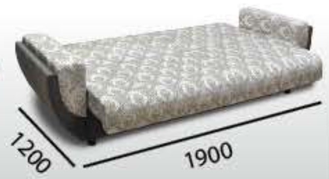 Прямой диван Акварель 2 БД в Барнауле - изображение 1