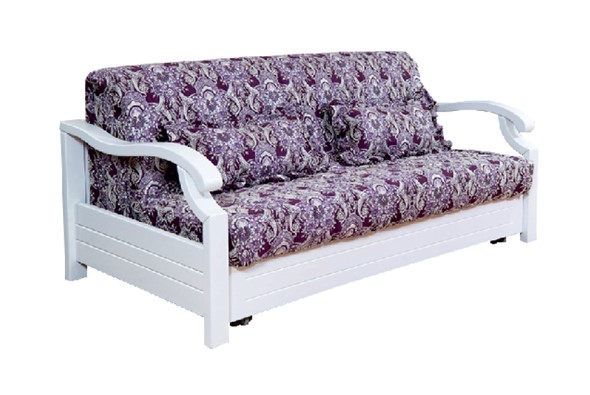 Прямой диван Глория, 1600 ППУ, цвет белый в Барнауле - изображение