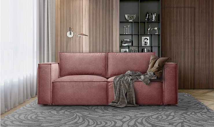 Прямой диван в гостиную Майя подушки №2 в Барнауле - изображение 4