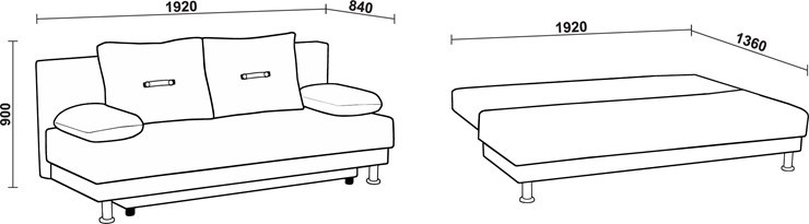 Прямой диван Нео 3 Н в Барнауле - изображение 6