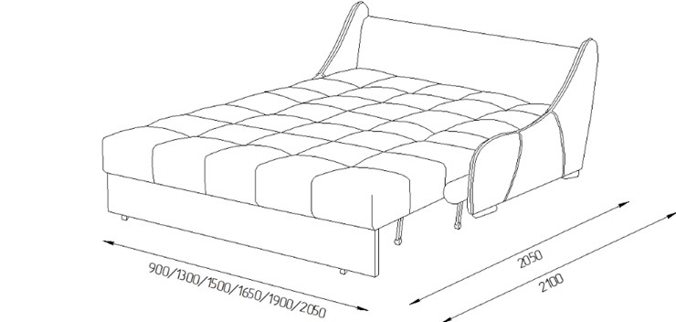 Прямой диван Токио 190 (ППУ) в Барнауле - изображение 3