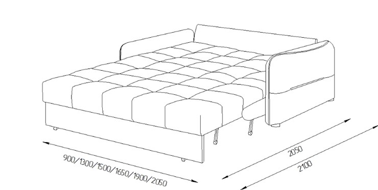 Прямой диван Токио 2 130 (ППУ) в Барнауле - изображение 8