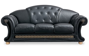 Раскладной диван Versace (3-х местный) black в Барнауле