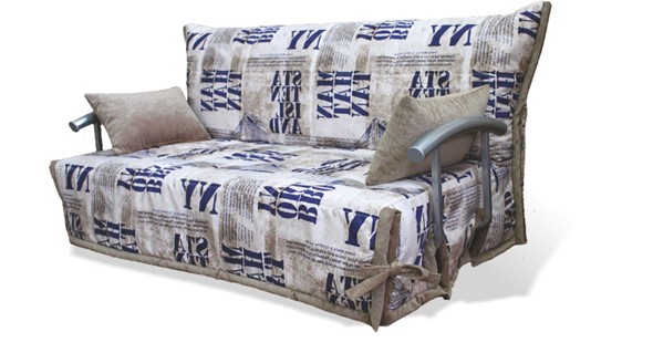 Прямой диван Аккордеон с боковинами, спальное место 1400 в Барнауле - изображение