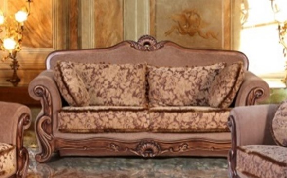 Прямой диван Лувр 2, ДБ3 в Барнауле - изображение