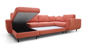 Модульный диван Томас с широкими подлокотниками и пуф-столик с подъемным механизмом в Барнауле - предосмотр 3