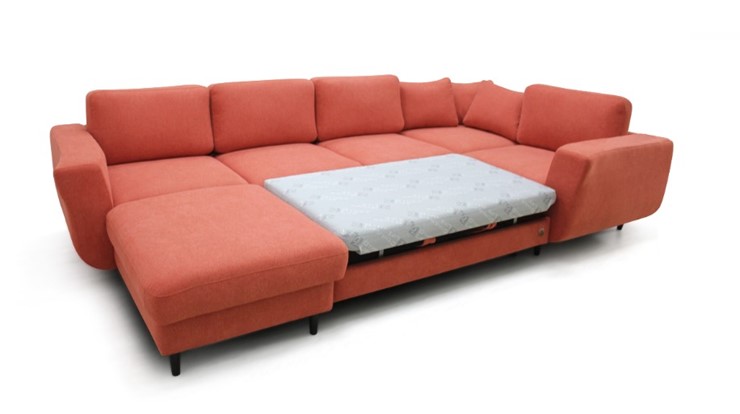 Модульный диван Томас с широкими подлокотниками и пуф-столик с подъемным механизмом в Барнауле - изображение 4