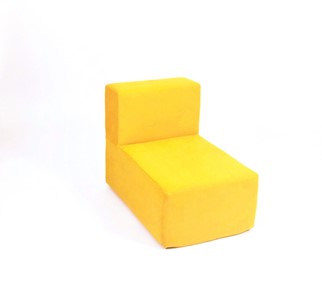 Кресло Тетрис 50х80х60, желтое в Барнауле