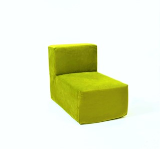 Кресло бескаркасное Тетрис 50х80х60, зеленый в Барнауле