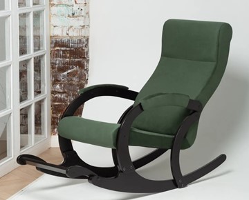 Кресло-качалка в гостиную Марсель, ткань Amigo Green 33-Т-AG в Барнауле - предосмотр 3
