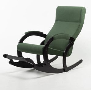 Кресло-качалка в гостиную Марсель, ткань Amigo Green 33-Т-AG в Барнауле