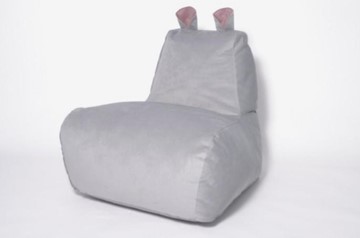 Кресло-мешок Бегемот серый в Барнауле