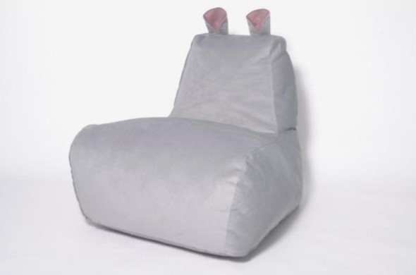 Кресло-мешок Бегемот серый в Барнауле - изображение