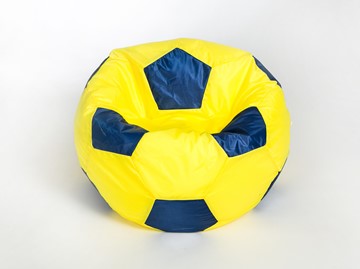 Кресло-мешок Мяч большой, желто-синий в Барнауле
