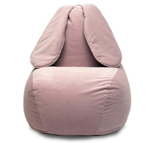 Кресло-мешок Зайка (длинные уши), розовый в Барнауле