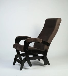Кресло-качалка Версаль, ткань шоколад 36-Т-Ш в Барнауле