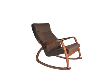 Кресло-качалка Женева, ткань шоколад в Барнауле