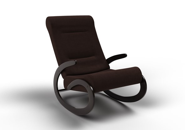 Кресло-качалка Мальта, ткань AMIGo шоколад 10-Т-Ш в Барнауле - изображение