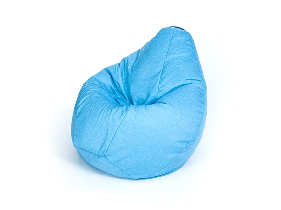 Кресло-мешок Хоум малое, голубое в Барнауле - изображение