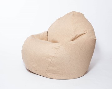 Кресло-мешок Макси, рогожка, 150х100, песочное в Барнауле