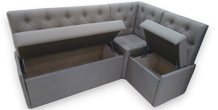 Кухонный угловой диван Квадро 7 мини с коробом в Барнауле - изображение 2