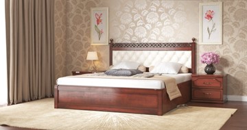 Двуспальная кровать СВ-Стиль Ричард 160*200 с основанием в Барнауле