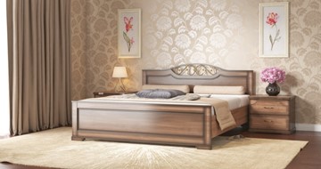 Кровать Жасмин 140*200 с основанием в Барнауле