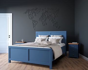 Кровать 2-спальная Jules Verne, (JV16ETGB), синий в Барнауле