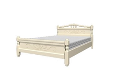 Спальная кровать Карина-6 (Слоновая кость) 140х200 в Барнауле