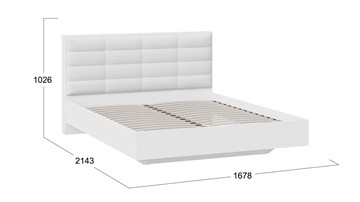 Кровать спальная Агата тип 1 (Белый) в Барнауле - предосмотр 2