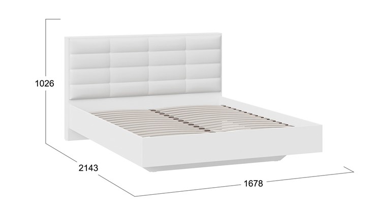 Кровать спальная Агата тип 1 (Белый) в Барнауле - изображение 2