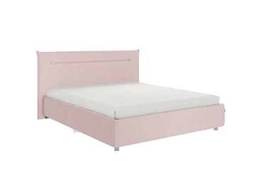 Двуспальная кровать Альба 1.6, нежно-розовый (велюр) в Барнауле