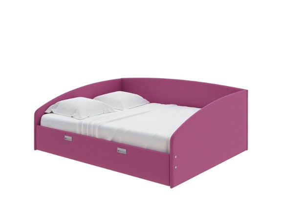 Спальная кровать Bono 160х200, Рогожка (Savana Berry) в Барнауле - изображение