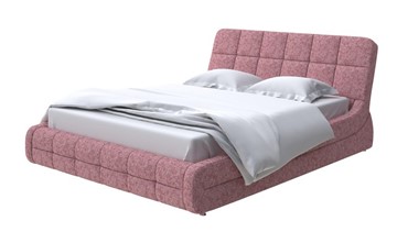 Двуспальная кровать Corso-6 140x200, Рогожка (Levis 62 Розовый) в Барнауле
