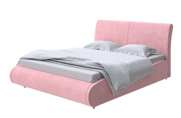Кровать спальная Corso-8 Lite 160х200, Велюр (Casa Жемчужно-розовый) в Барнауле