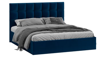 Кровать 2-спальная Эмбер тип 1 (Велюр Confetti Blue) в Барнауле