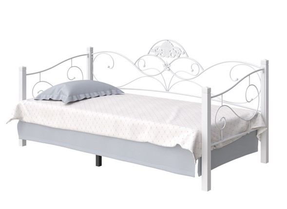 Односпальная кровать Garda 2R софа 90х200, белый в Барнауле - изображение
