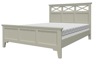 Спальная кровать Грация-5 с фисташковым карнизом (Фисташковый) 160х200 в Барнауле