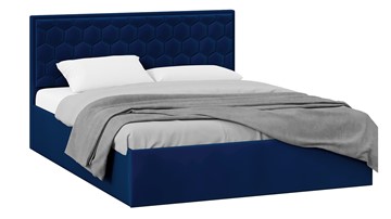 Кровать с подъемным механизмом Порто (Велюр Confetti Blue) без заглушины в Барнауле