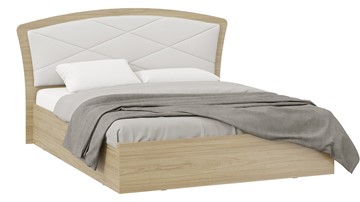 Кровать 2-спальная с подъемным механизмом Сэнди Тип 1 без заглушины (Вяз благородный/Белый) в Барнауле