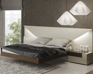 Кровать полутороспальная Elena с подсветкой (160x200) в Барнауле