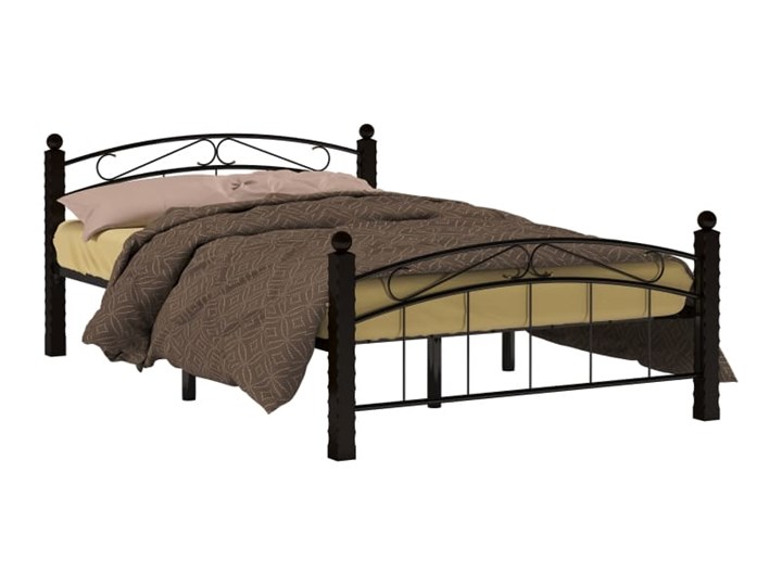 Спальная кровать Гарда 15, 140х200, черная в Барнауле - изображение 1