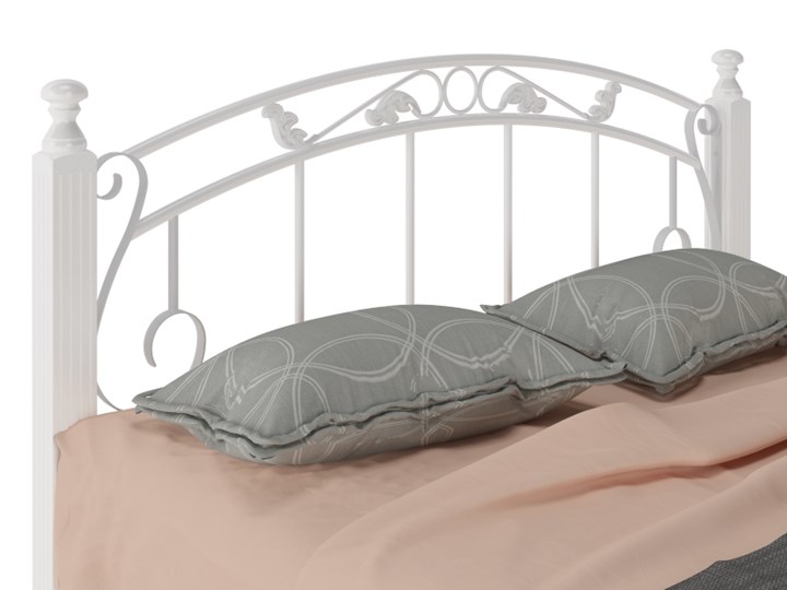 Спальная кровать Гарда 5, 160х200, белая в Барнауле - изображение 1
