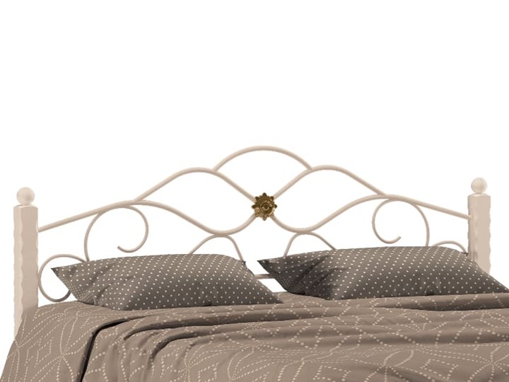 Кровать двуспальная Гарда 3, 160х200, белая в Барнауле - изображение 2