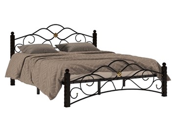Кровать в спальню Гарда 3, 160х200, черная в Барнауле - предосмотр 1
