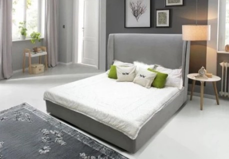 Кровать с мягким изголовьем Комо 2100х2150 мм в Барнауле - изображение