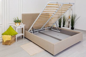 Спальная кровать Кристалл 1 1400х1900 с подъёмным механизмом в Барнауле - предосмотр 3