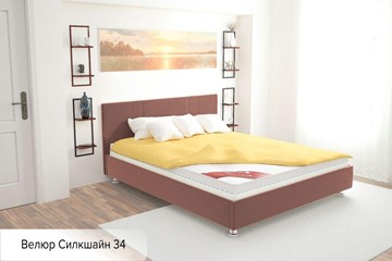Полуторная кровать Вена 140х200 (с основанием) в Барнауле - предосмотр 1