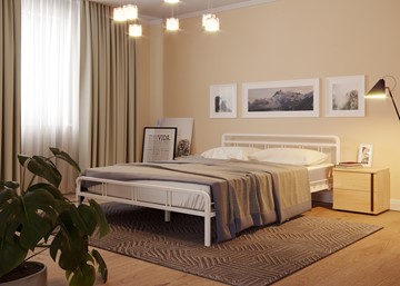 Спальная кровать Леон, 900, белый в Барнауле - предосмотр