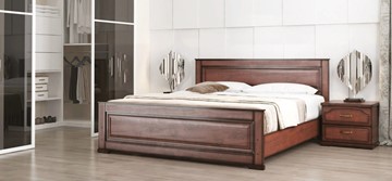 Спальная кровать СВ-Стиль Стиль 2, 160х190 с основанием в Барнауле